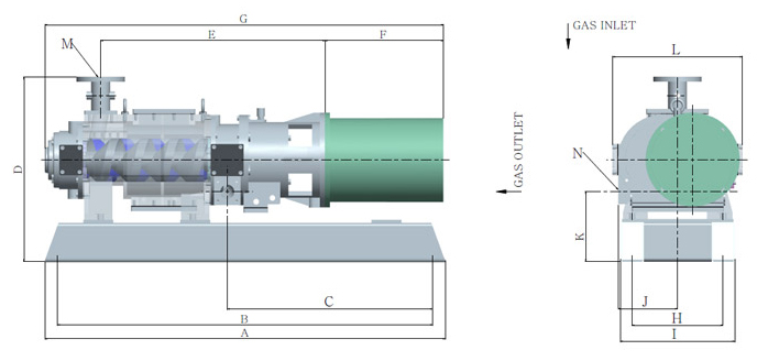 VDP-V Series General Drawing